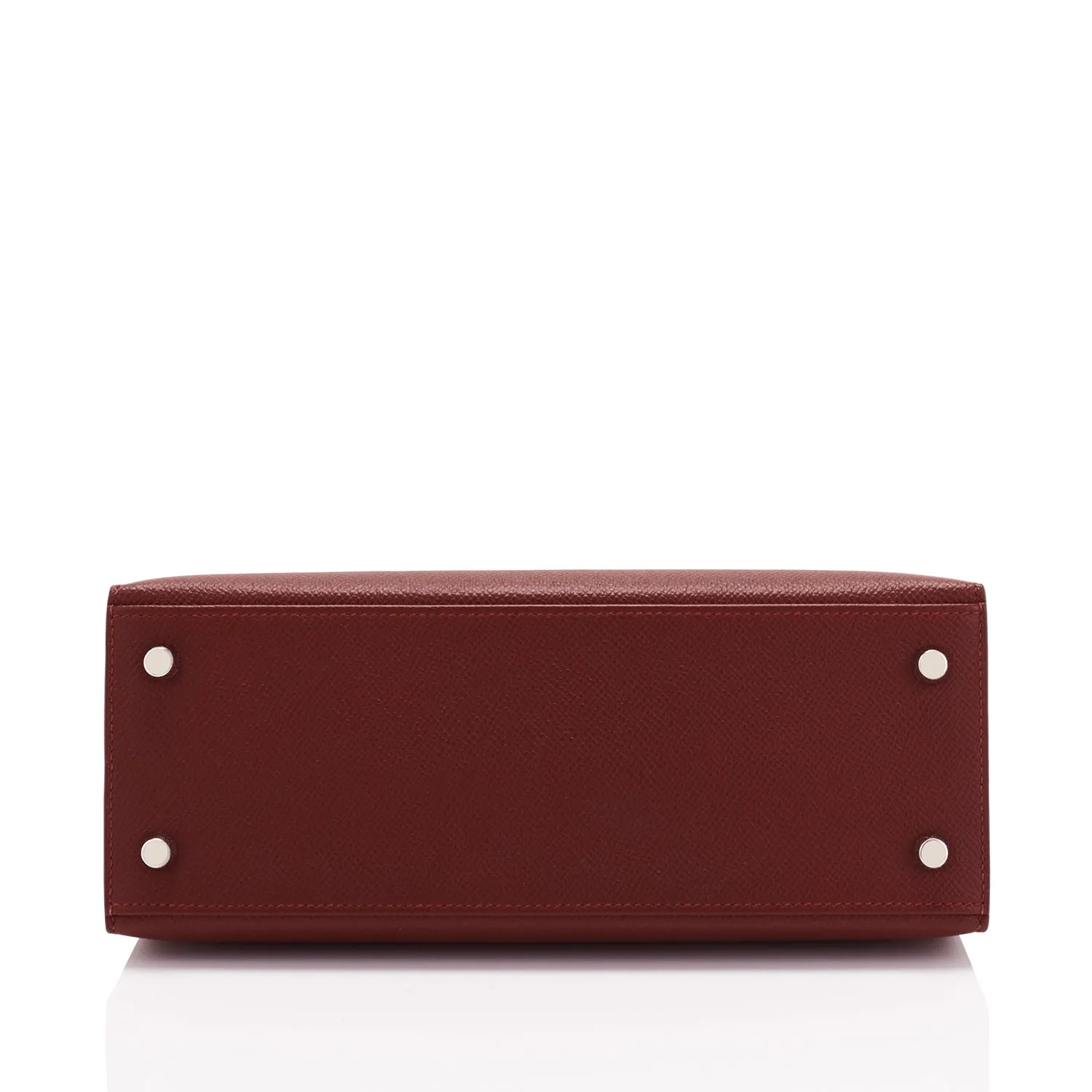 Hermes Kelly 25 Rouge H Hermes Epsom Sellier Palladium Hardware
