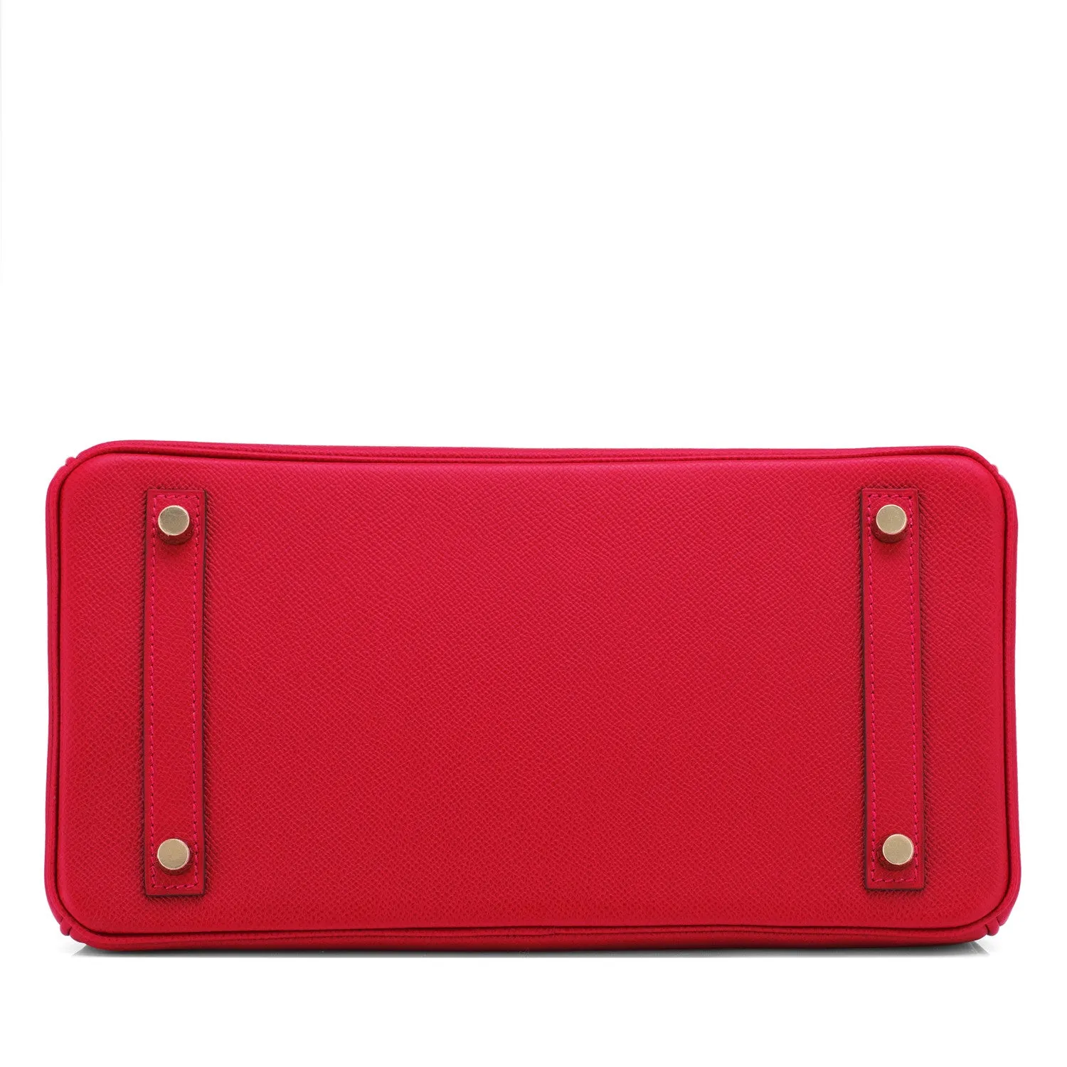 Hermes Rouge Casaque 30cm Birkin Red Epsom Gold Hardware