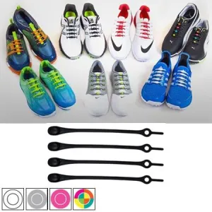 HICKIES Original No Tie Elastic Shoelace Unisex/One-size Fits Electric Blue