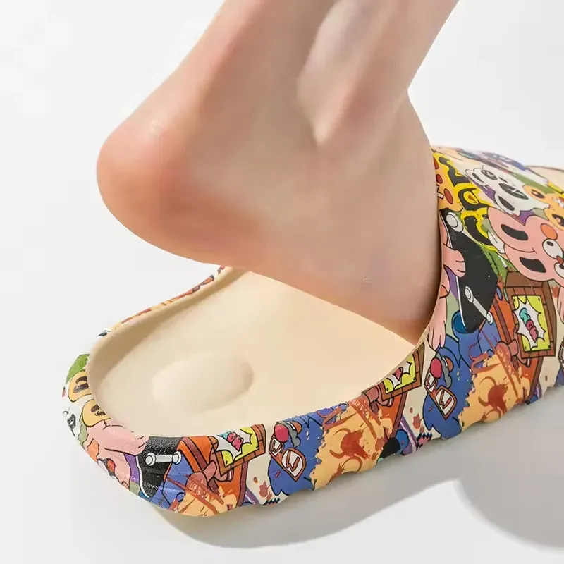 High Quality EVA Slides For Men Woman Sand color Slides Yezzy Slides Slippers