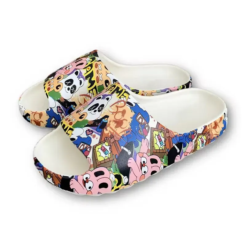 High Quality EVA Slides For Men Woman Sand color Slides Yezzy Slides Slippers