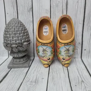 Holland Wooden Clogs - Multicolor