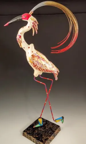 Ibis Bird Sculpture