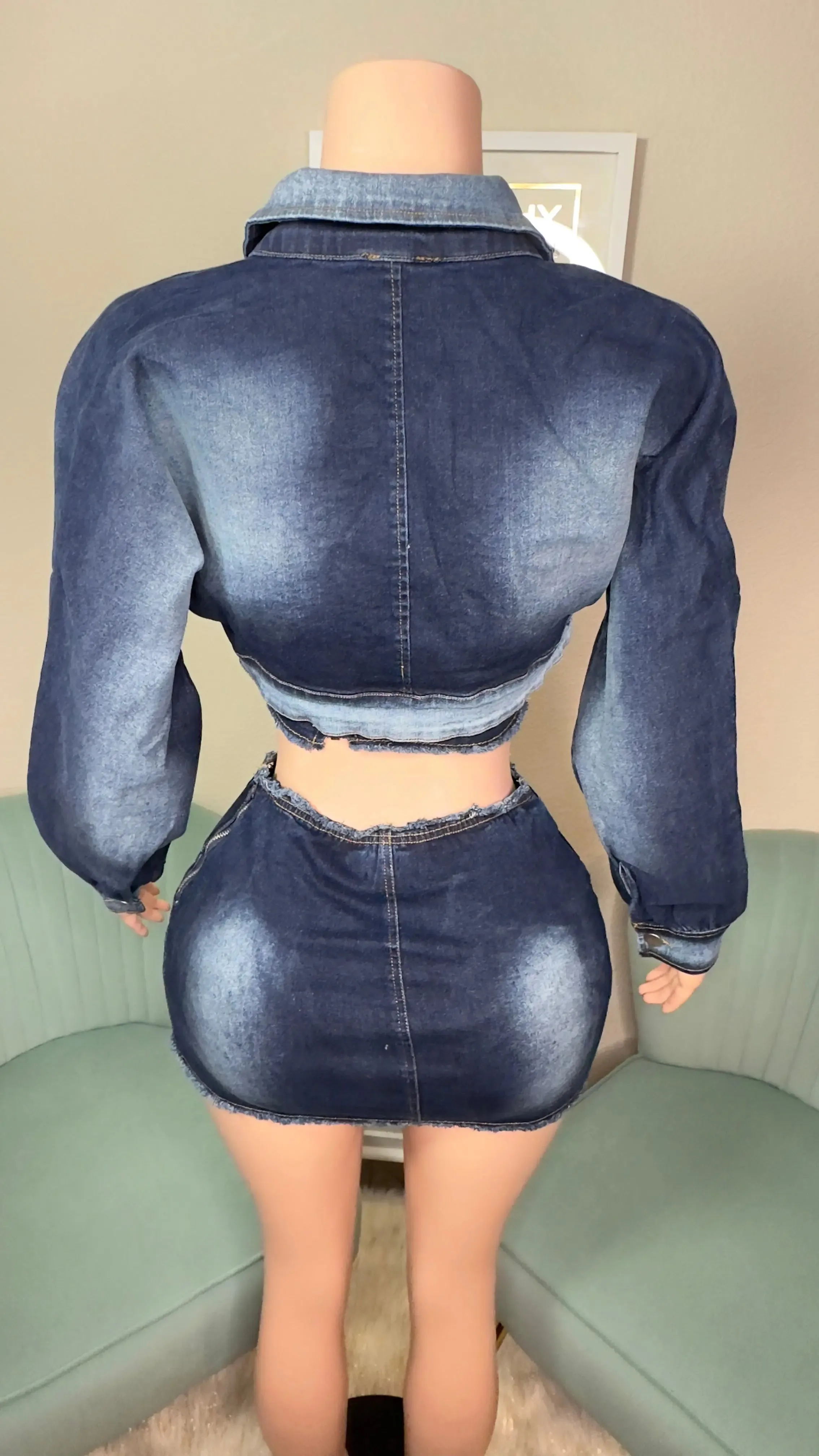 IN THE MIX 3 PIECE DENIM SET