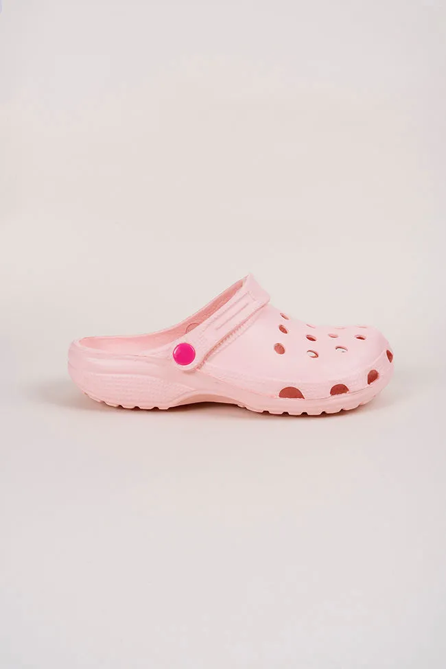 Jennifer Duski Pink Ladies Clogs