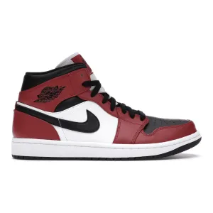 Jordan 1 Mid 'Chicago Black Toe'