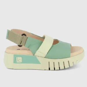 Jose Saenz Platform Sandal 4206-BG Aquamarine