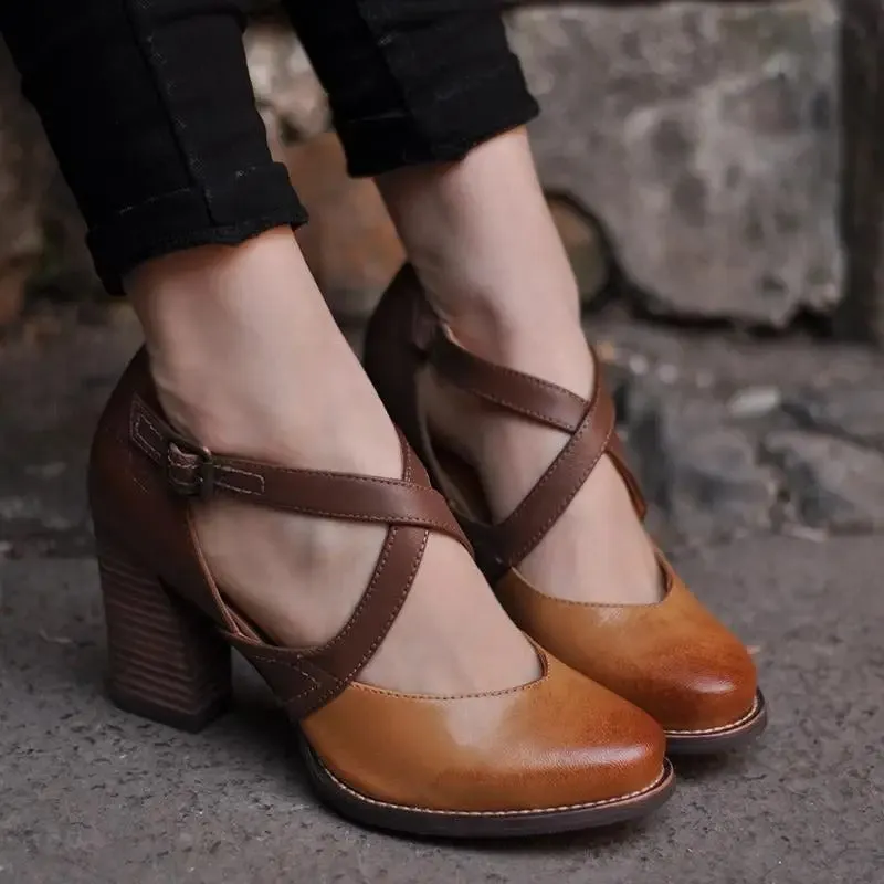 Kassandra® | Summer Leather Clogs