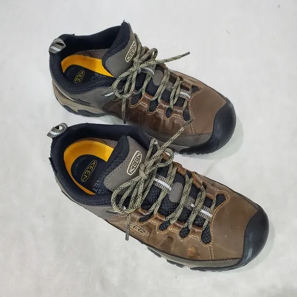 Keen Targhee III WP Wide Leather Hiking Boots Shoes Waterproof Arch Support  7