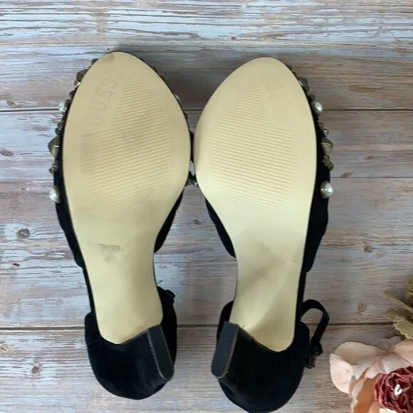 Kenzie2 Open Toe Ankle Strap Classic Pumps    7.5