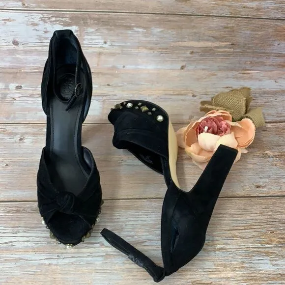 Kenzie2 Open Toe Ankle Strap Classic Pumps    7.5