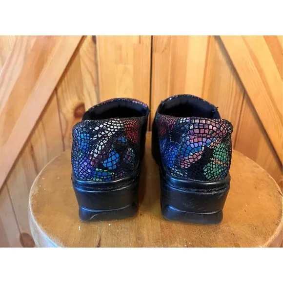 KLOGS Women's Leather Nursing Clogs Multicolor Size 7M