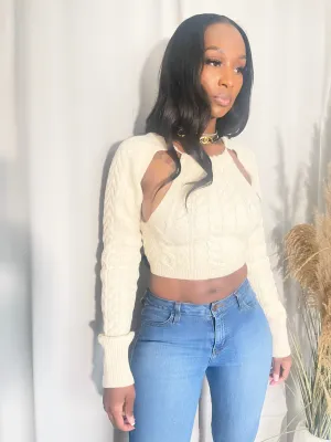 Knit Cream Sweater