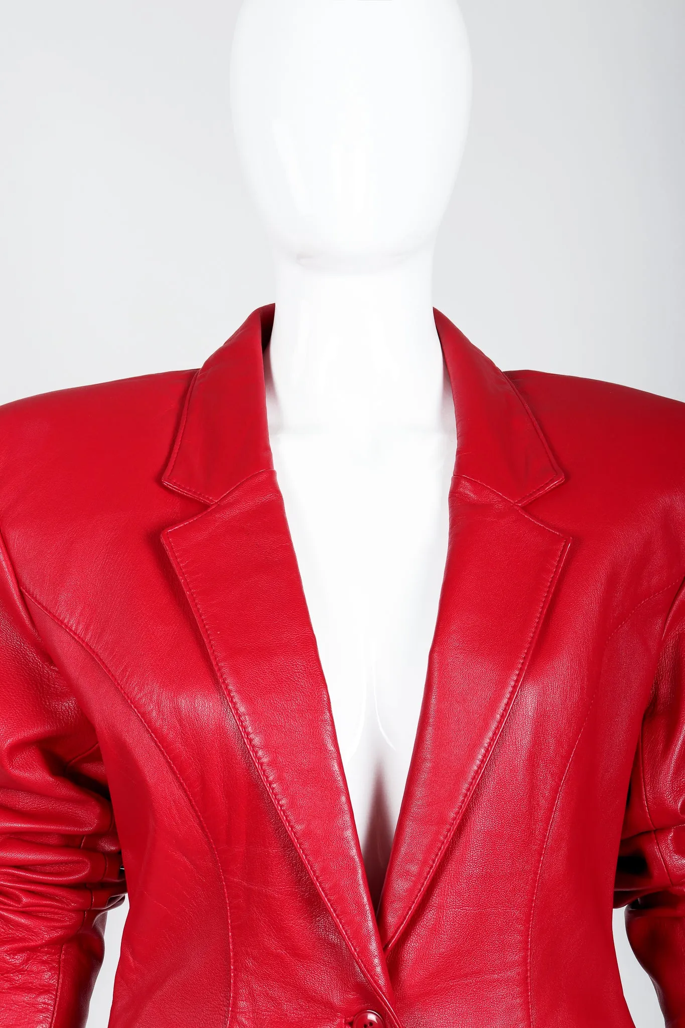 Leather Jacket & Skirt Suit