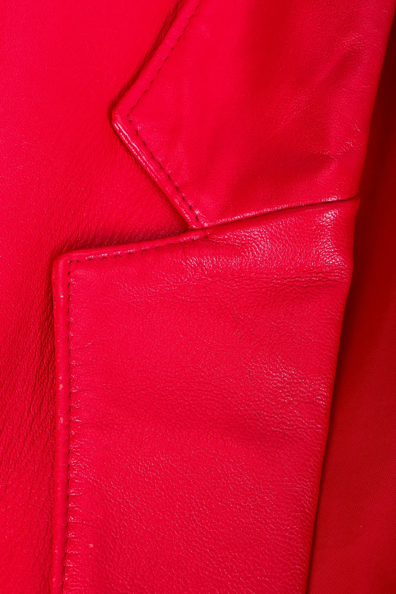 Leather Jacket & Skirt Suit