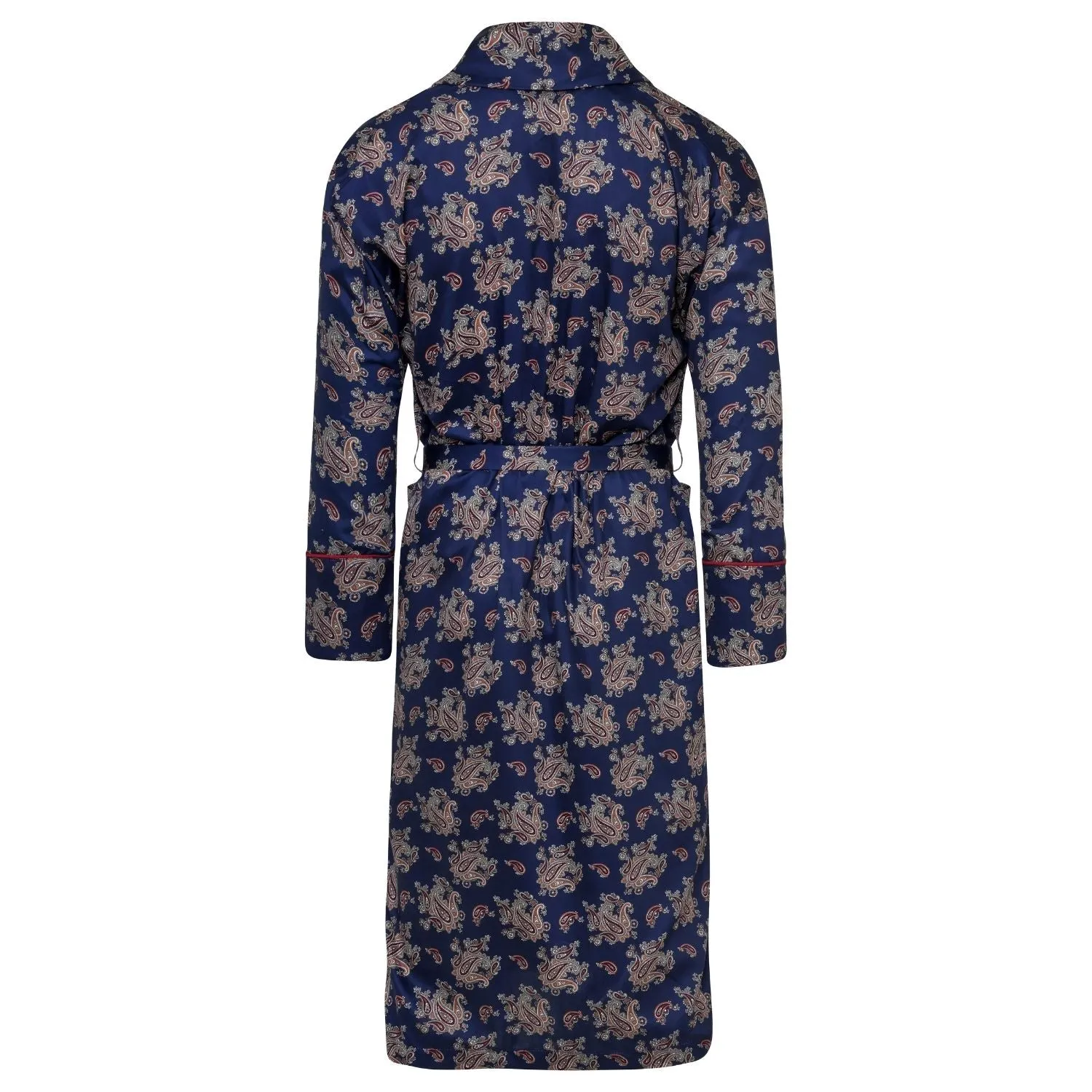 Lightweight Dressing Gown - Gatsby Paisley Blue
