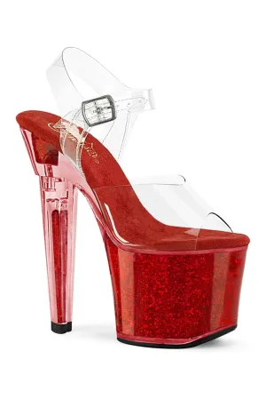 LOVESICK-708SG Clear Vinyl Sandal