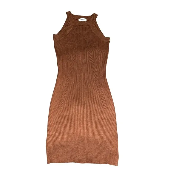 Mable Brown Sugar Knit Mini Dress size large
