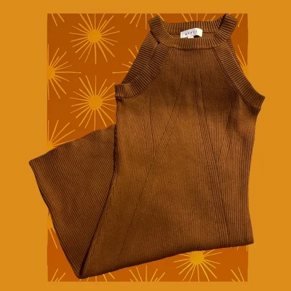 Mable Brown Sugar Knit Mini Dress size large