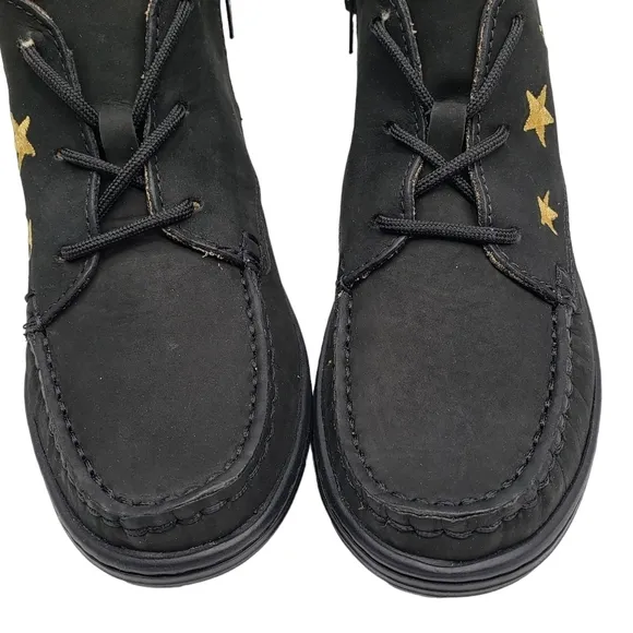 Marc Joseph | NIB Houston Bootie Black Nobuck Leather Lace Up Boots Boy's 2