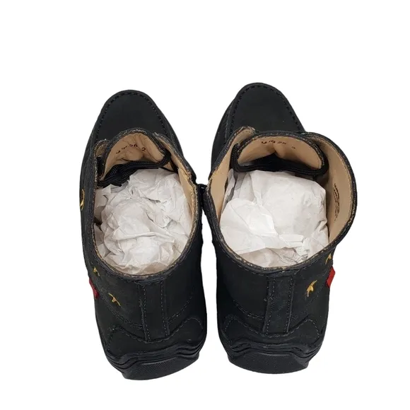 Marc Joseph | NIB Houston Bootie Black Nobuck Leather Lace Up Boots Boy's 2