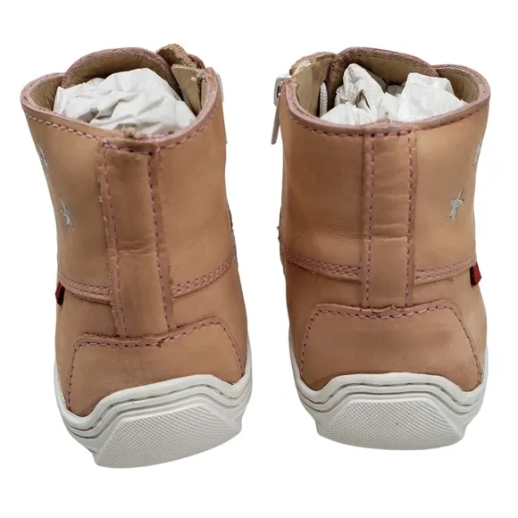 Marc Joseph | NIB Houston Bootie Blush Nobuck Leather Lace Up Boots Girl's 4