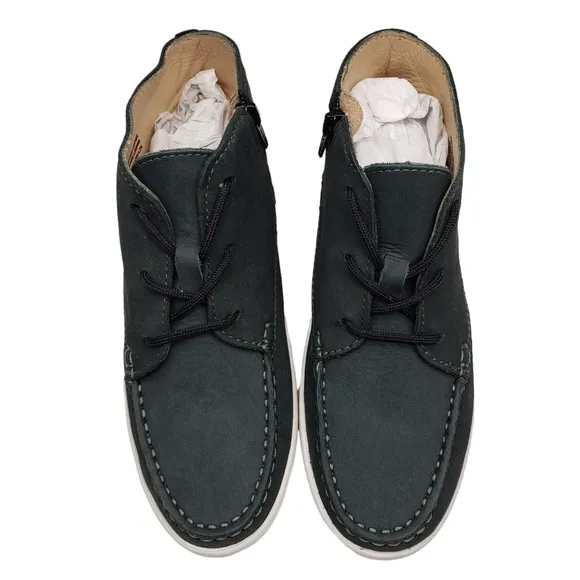 Marc Joseph | NIB West Houston Bootie Emerald Green Lace Up Leather Boots 1.5