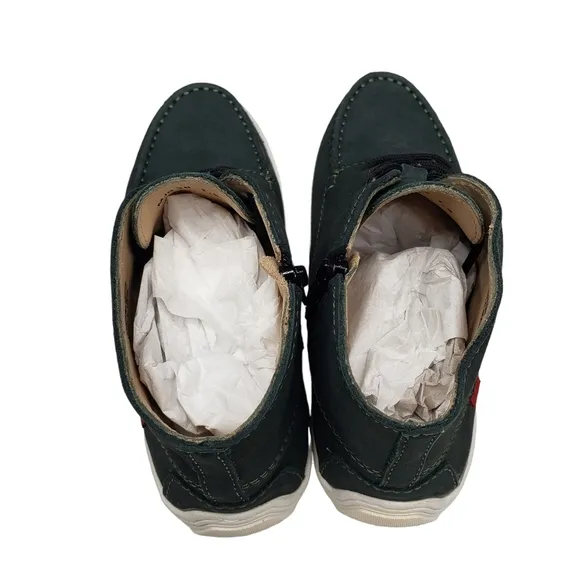 Marc Joseph | NIB West Houston Bootie Emerald Green Lace Up Leather Boots 1.5