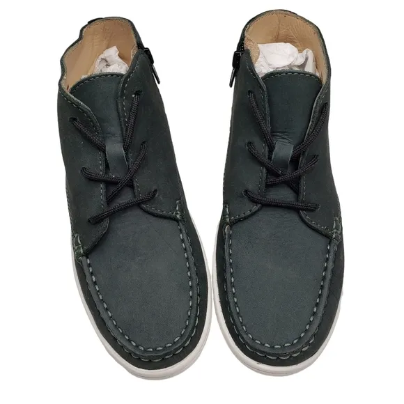 Marc Joseph | NIB West Houston Bootie Emerald Green Lace Up Leather Boots 1.5