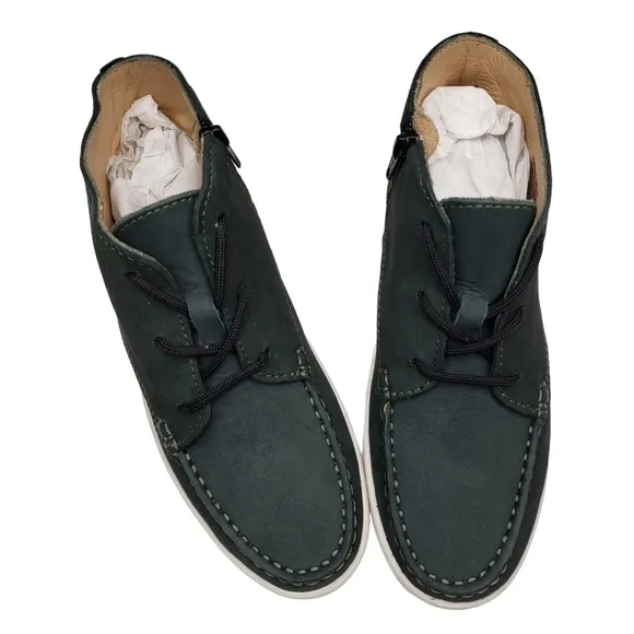 Marc Joseph | NIB West Houston Bootie Emerald Green Lace Up Leather Boots 1.5