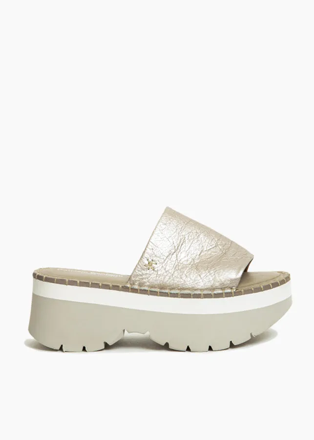 Mayumi Platform Sandal - Metallic