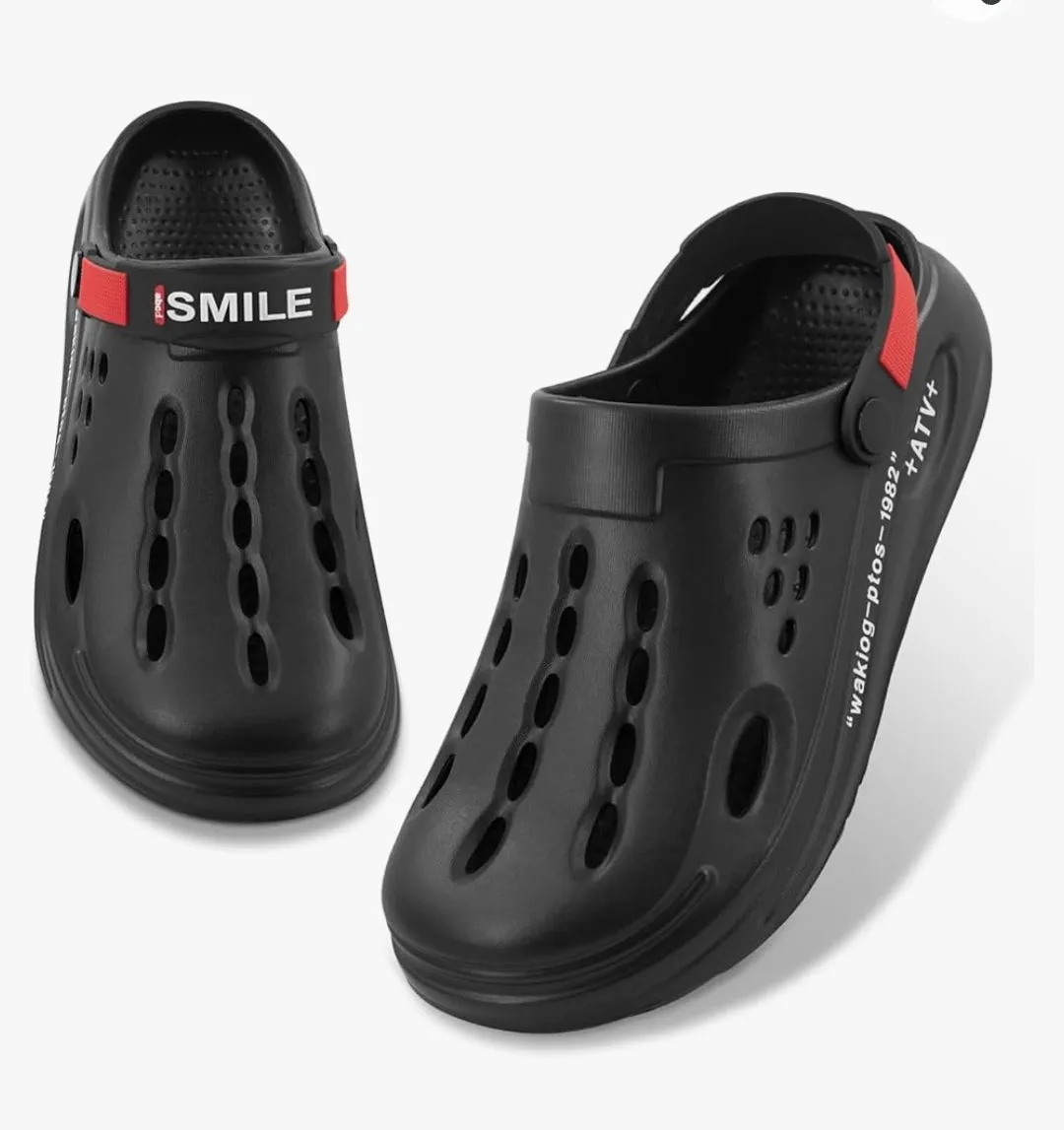 Mens Comfort Clogs | Cushioned Slip-on Walking Sandals | Versatile for Outdoor, Beach & Garden Use
