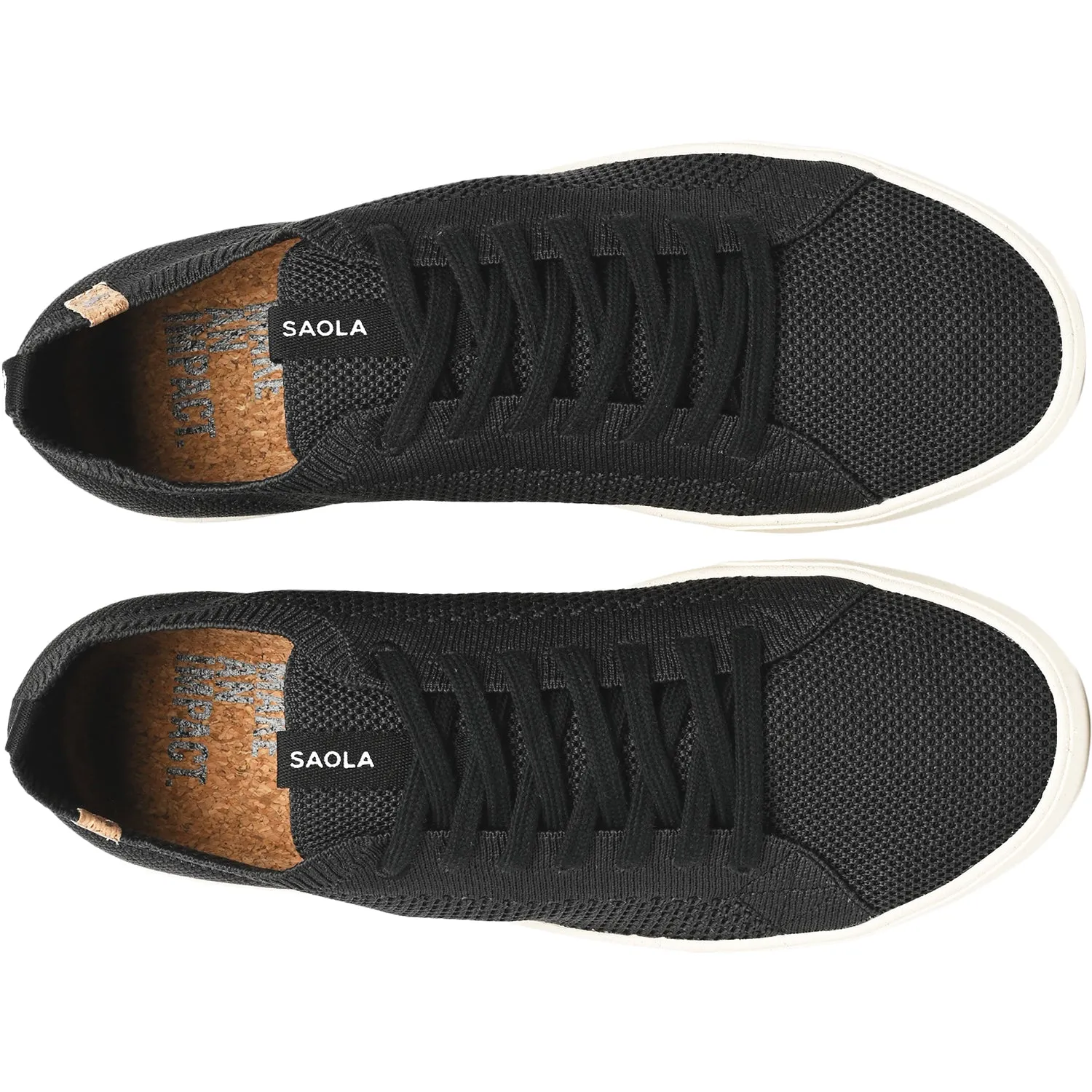 Men's Saola Cannon Knit Black Fabric