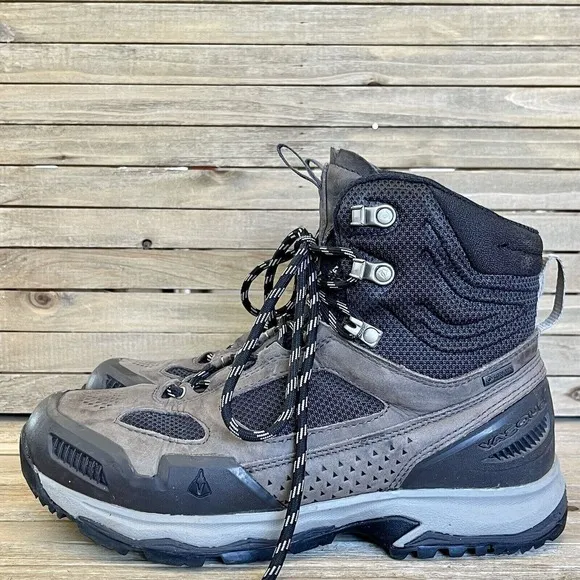 Mens Vasque‎ Breeze AT GTX Brown Leather Athletic Hiking Boots Shoes Size 7.5 M