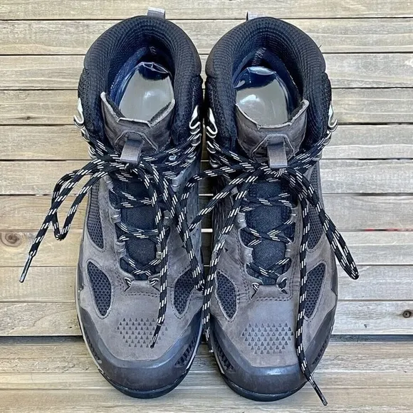 Mens Vasque‎ Breeze AT GTX Brown Leather Athletic Hiking Boots Shoes Size 7.5 M