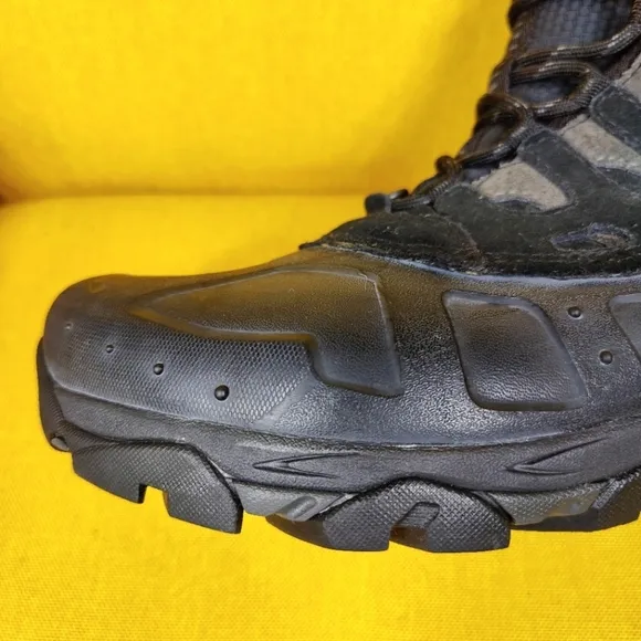 Merrell Moab Polar Waterproof Ice Grip Ankle Hiking Black Boots Men's Size 10.5