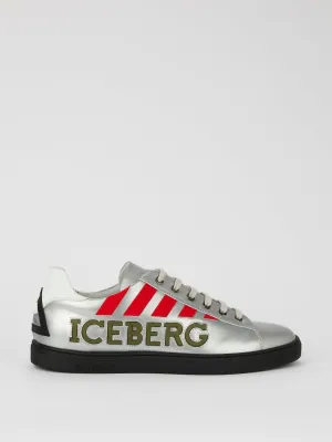 Metallic Lace Up Sneakers