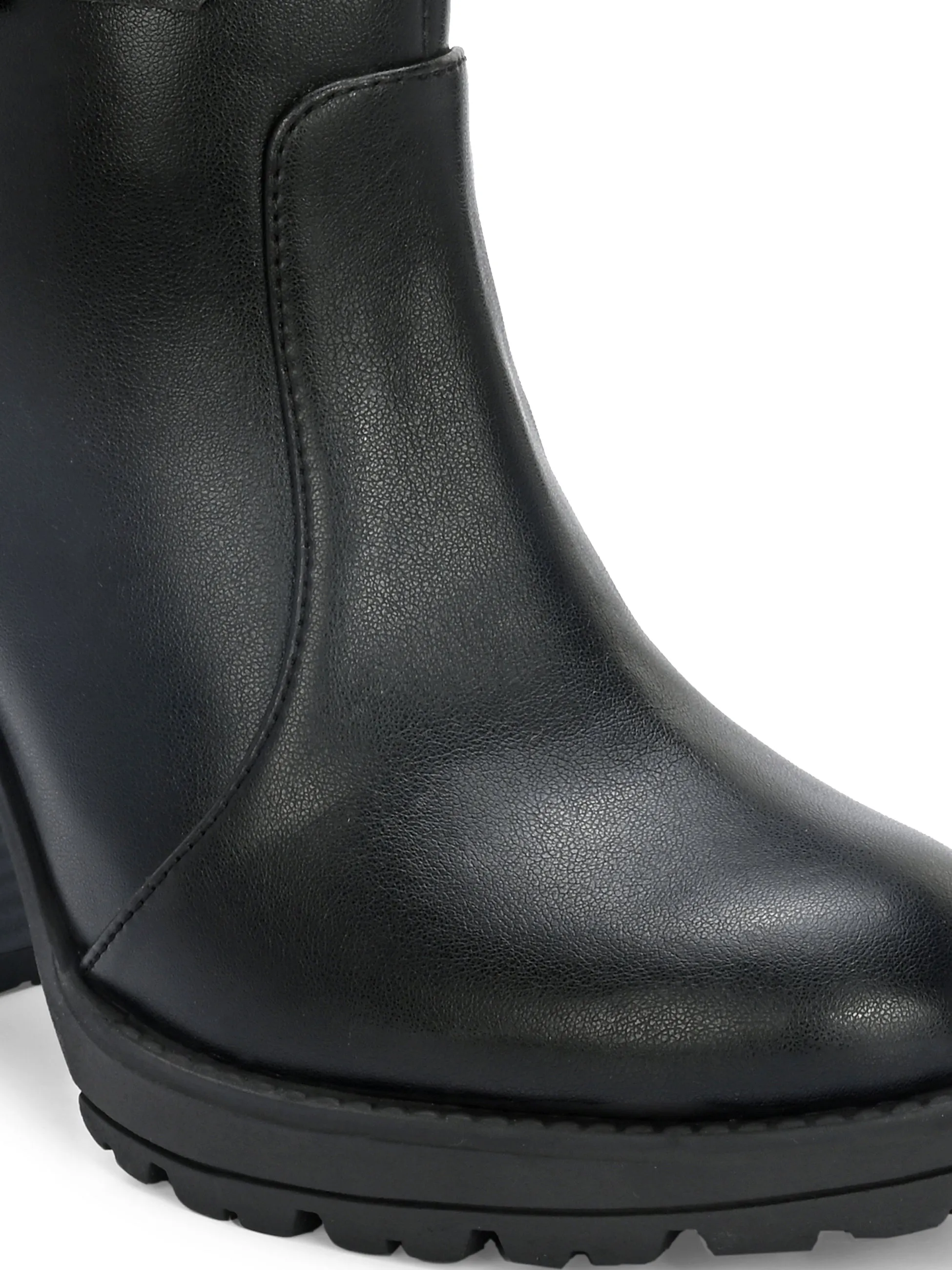 Midnight High-Heeled Ankle Boot For Women