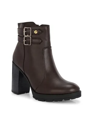 Midnight High-Heeled Ankle Boot For Women