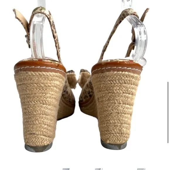 Miz Mooz Mallow Floral Platform Wedge Sandals