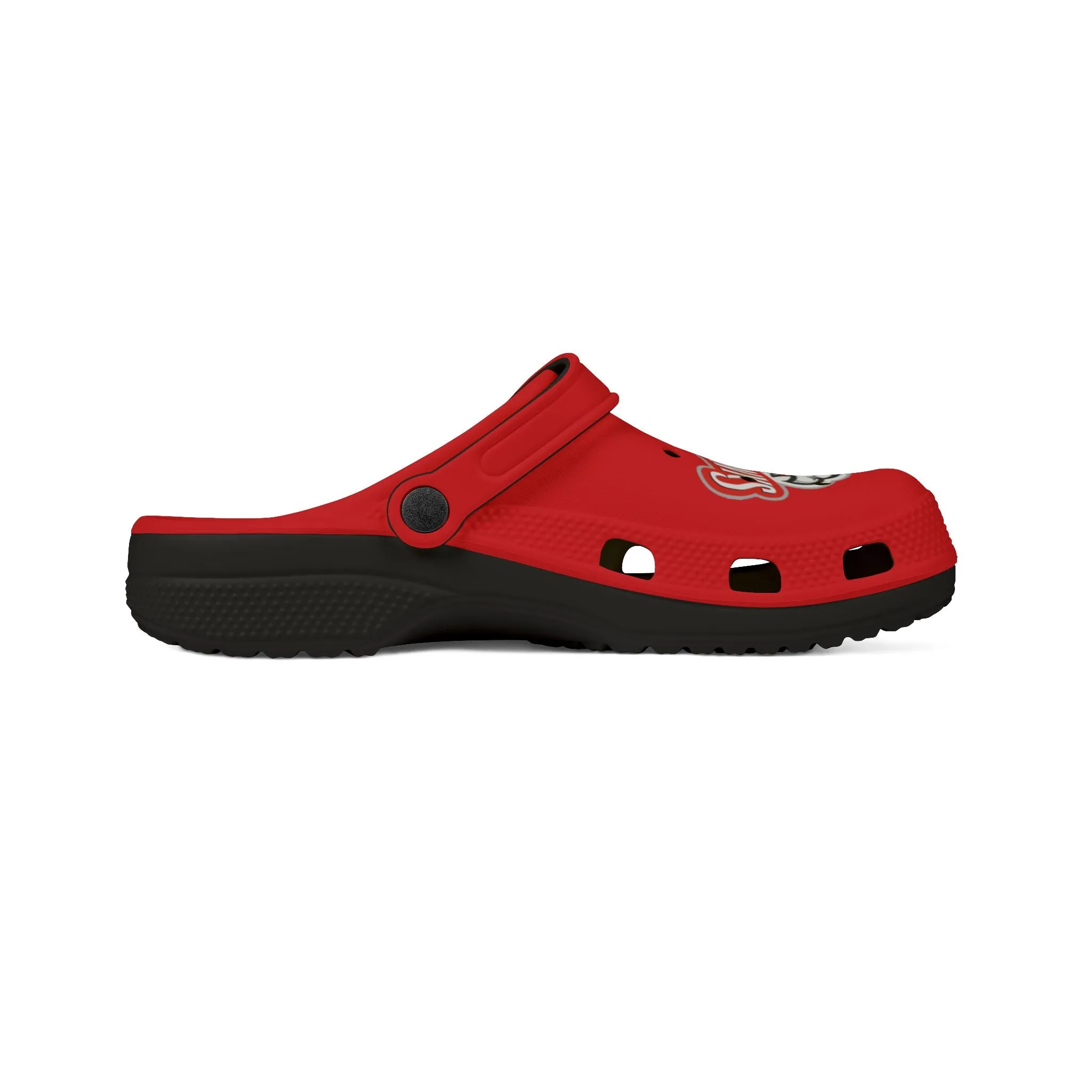 Mound Westonka White Hawks Stylish EVA Foam Rubber Clogs