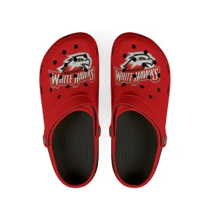 Mound Westonka White Hawks Stylish EVA Foam Rubber Clogs