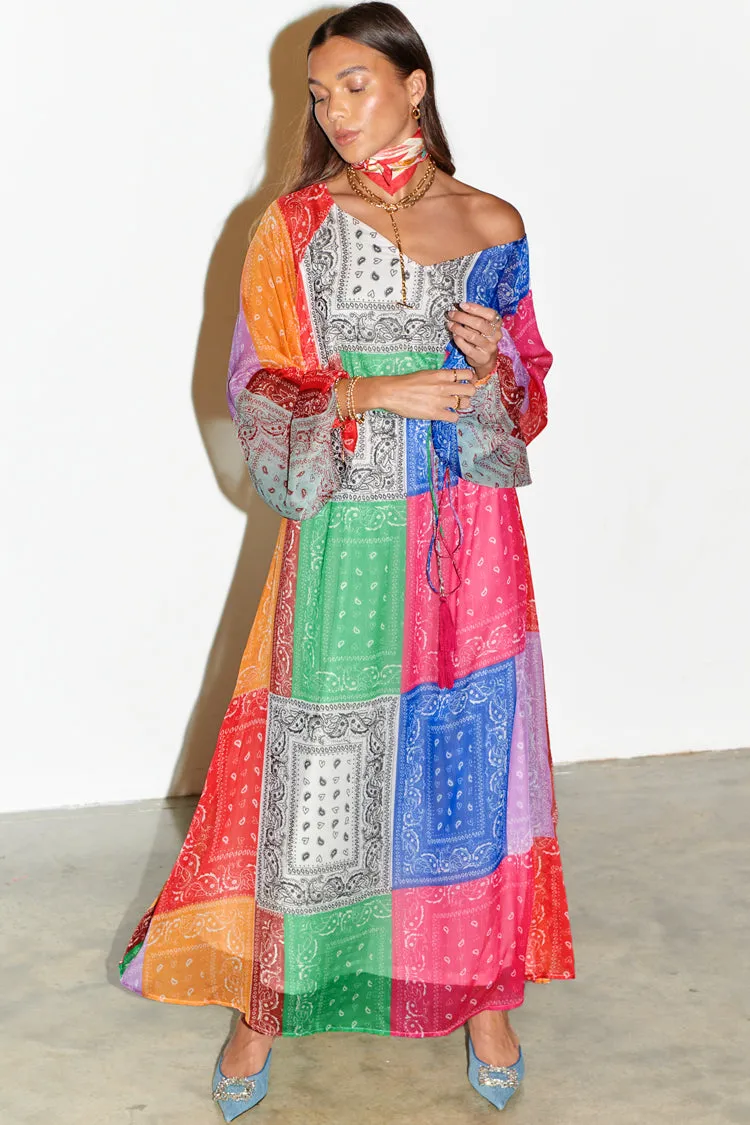 Multi Bandana Riri Dress