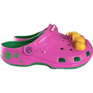 NEW CROCS Classic Barney Clogs Sz 5 Big Kids 7 Women Rare Limited Edition