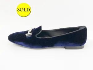 NEW Tod's Velvet Loafer Size 39.5 It (9.5 Us)