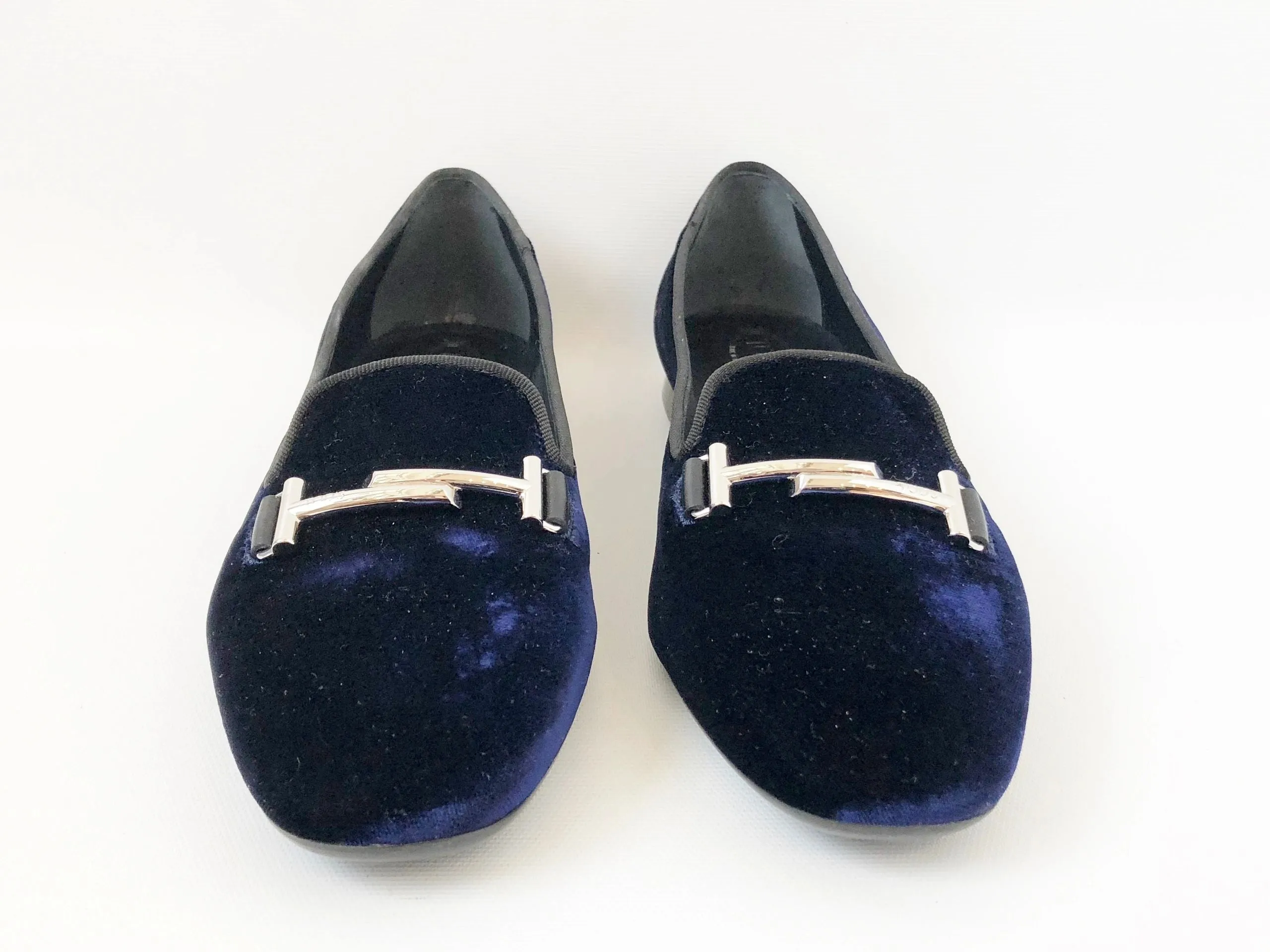NEW Tod's Velvet Loafer Size 39.5 It (9.5 Us)