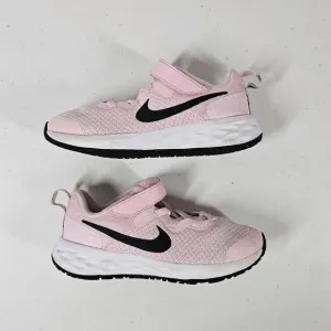 NIKE Girls Revolution 6 Stay-Put Closure Casual Sneakers Dd1095-608 Size 11C