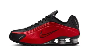Nike Shox R4 University Red Black Metallic Silver