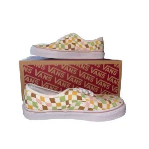 NWT VANS GIRLS/YOUTH AUTHENTIC WAY CHECK SNEAKERS/SHOES SIZE 3Y