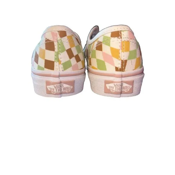 NWT VANS GIRLS/YOUTH AUTHENTIC WAY CHECK SNEAKERS/SHOES SIZE 3Y